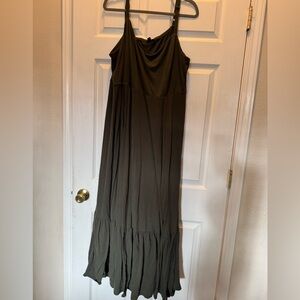 Torrid Olive Maxi Dress SZ 4